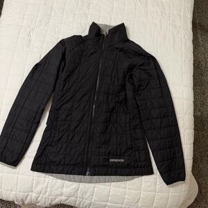 Patagonia Snowbelle Reversible Liner Puffer Black/ Grey